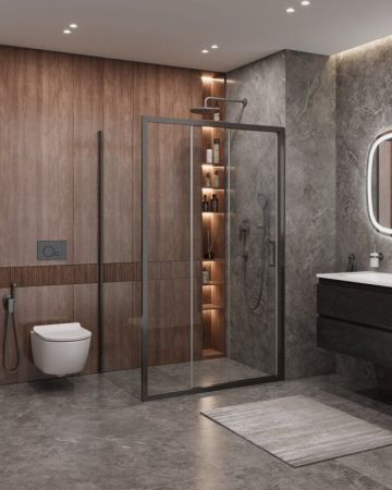 MOLVENO-AHF-31-100/80-C-CR-IV Душевой уголок, артикул MOLVENO-AHF-31-100/80-C-CR-IV