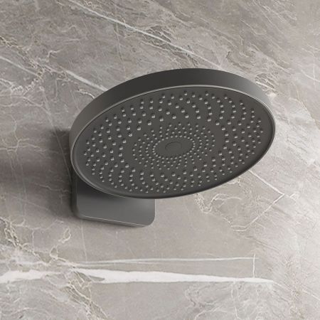 Душевой комплект Futura VSFW-2F12TGM термостатический встраиваемый, 3 режима, вороненая сталь, артикул VSFW-2F12TGM