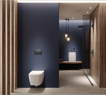 Унитаз, TECE, TECEone, безободковый (с открытым смывным краем), тип установки-подвесной, ширина, мм-400, глубина, мм-540, высота, мм-400, форма чаши-прямоугольная, выпуск-горизонтальный, без декора, материал-керамика, сиденье-необходимо заказать, креплени, артикул 9700200