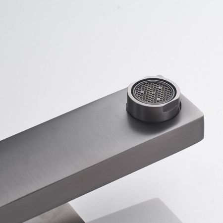 Смеситель для раковины Shevanik S9601T, оружейная сталь, артикул S9601T