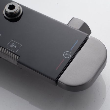 Душевая система Shevanik S4726T, оружейная сталь, артикул S4726T