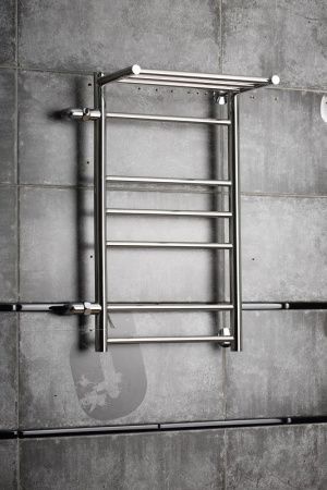 Водяной полотенцесушитель Тругор Аспект 3 П ПМ L 80x40 с полкой Хром