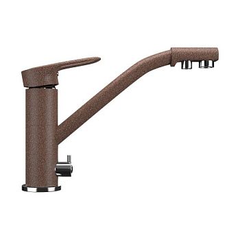 Смеситель для кухни Ulgran U-010-307, терракот