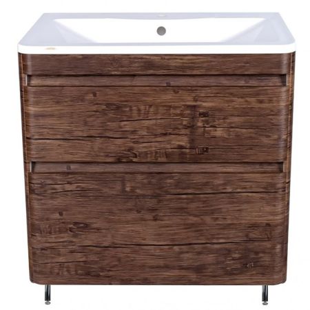 Тумба напольная "Атлантика 60", Люкс старое дерево, PLUS, артикул СС-00002207