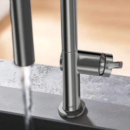 Смеситель для кухни, Hansgrohe, Talis M54, тип открывания воды-однорычажный, тип регулирования воды-керамический картридж, монтаж-на раковину/столешницу, отверстия для монтажа-1, высота, мм-339, вынос излива, мм-216, тип излива-поворотный, тип подводки-ги Смеситель для кухни, Hansgrohe, Talis M54, тип открывания воды-однорычажный, тип регулирования воды-керамический картридж, монтаж-на раковину/столешницу, отверстия для монтажа-1, высота, мм-339, вынос излива, мм-216, тип излива-поворотный, тип подводки-ги