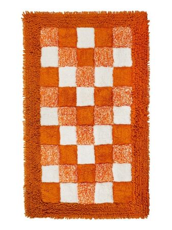 Комплект ковриков Fora 1845-2 100R Шахматы Оранжевый, артикул 1845-2 100R