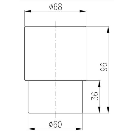 Стакан для ванной комнаты Rav Slezak SKL001, белый, артикул SKL001
