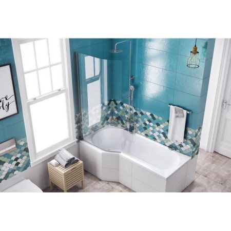 Шторка для ванны EXCELLENT Be Spot 75 см (хром) левая, артикул KAEX.2309.750.LE