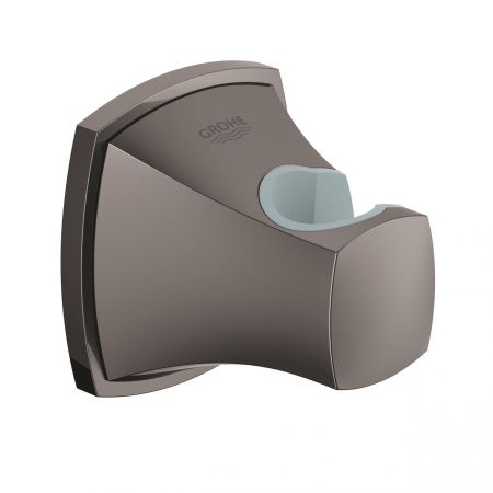Держатель настенный для ручного душа GROHE Grandera, темный графит глянец (27969A00), артикул 27969A00