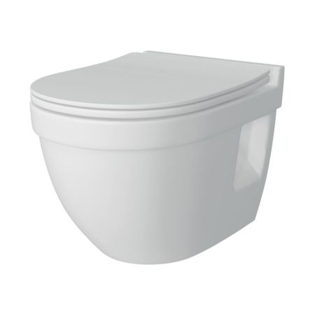 Унитаз подвесной Maretti Vittorio с микролифтом, VI10PZM24-844, белый, артикул VI10PZM24-844