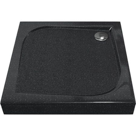 Душевой поддон из искусственного камня Good Door Квадро 100x100 ЛП00030 Черный