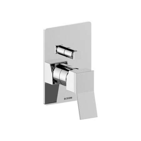 BOSSINI Aki Line Наружная часть монорычажного смесителя AKI на 2 выходов. цвет хром, артикул Z00740.030