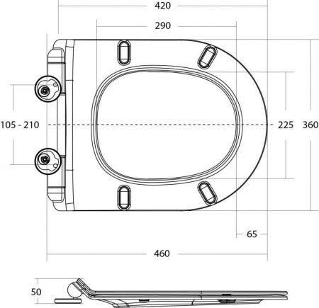 Унитаз-компакт безободковый BELBAGNO FLAY-R Унитаз-компакт безободковый BELBAGNO FLAY-R