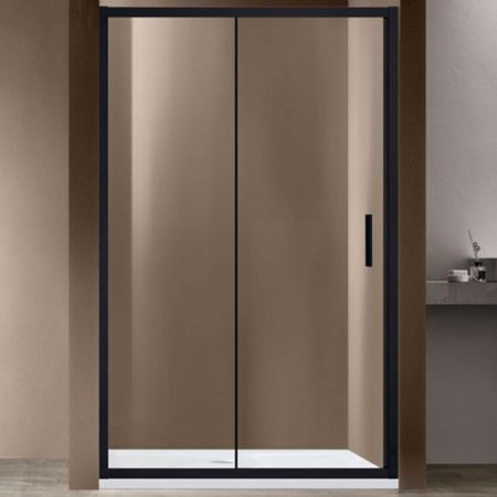 Душевые двери Vincea Душевая дверь Garda VDS-1G130CLB, 1300, черный, стекло прозрачное,, артикул VDS-1G130CLB