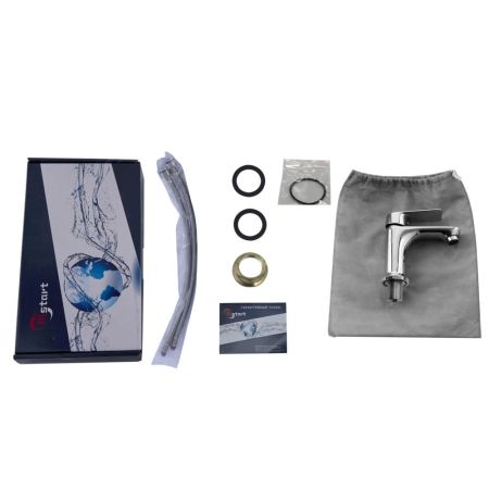 Смеситель для раковины Plstart PD10015, хром