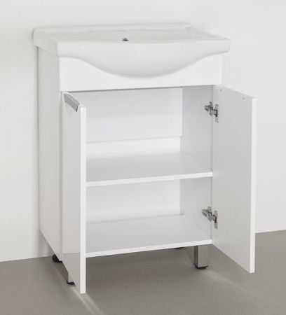 Тумба с раковиной Style Line Жасмин 60 под умывальник Селигер 60, артикул ЛС-00000034