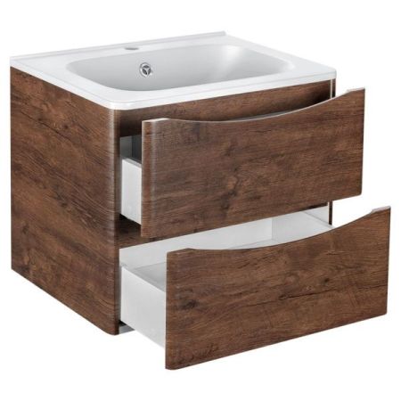 Тумба под раковину Vincea Paola VMC-2P600RW подвесная R.Wood, артикул VMC-2P600RW