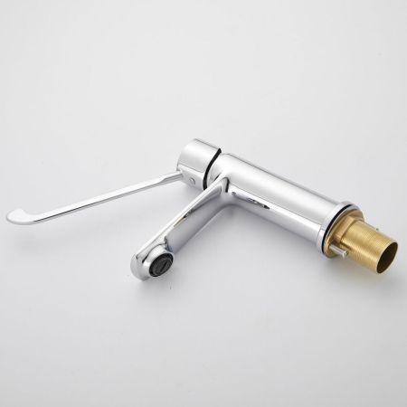 Смеситель для раковины с хирургической ручкой BELZ B10019, хром