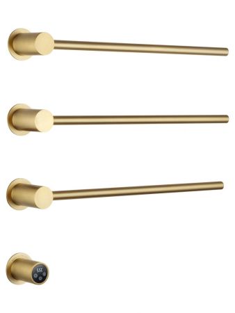 Полотенцесушитель электрический встраиваемый WONZON & WOGHAND HAMBURG, Брашированное золото (WW-AL313-BG), артикул WW-AL313-BG