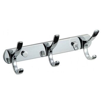 Планка с крючками Savol S-004253, хром