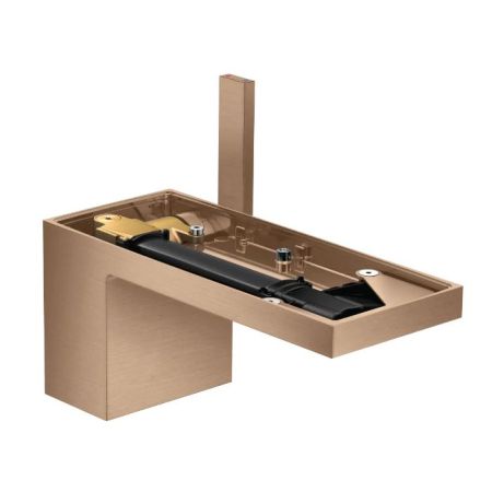 AX MyEdition Смеситель для раковины, без панели, цвет шлифованное красное золото, артикул 47012310