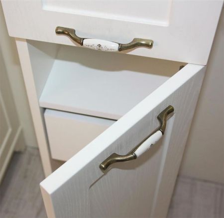 Тумба под раковину АКВАТОН ЛЕОН 80 1A187801LBPS0 (напольная, белый), шт, артикул 1A187801LBPS0