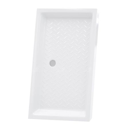 Душевой поддон прямоугольный керамический RGW CR Белый (Глубина 75) (700x1400)