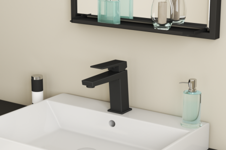 Смеситель для умывальника RUSH Thira (TR3635-12Black), артикул TR3635-12Black