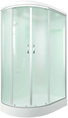 Душевая кабина Erlit Comfort ER3512PR 120x80 задняя стенка Белая стекло матовое, артикул ER3512PR-C3