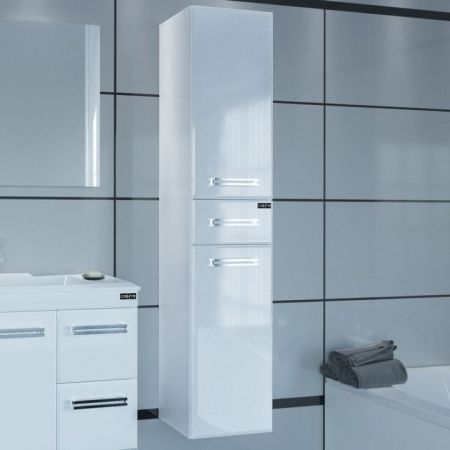 Шкаф пенал СанТа Меркурий 30 подвесной Белый, артикул 509001