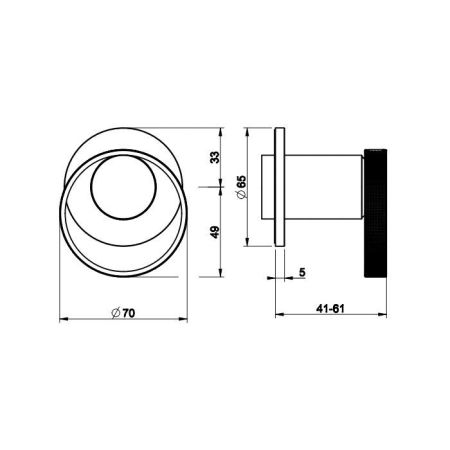 Gessi Anello Встраиваемый однорычажный смеситель на 1 выход, цвет: хром