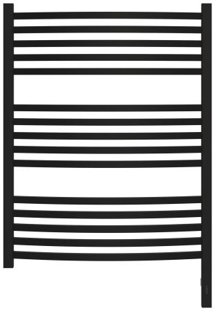 Полотенцесушитель, Сунержа, Аркус 3.0, электрический, ширина, мм-630, глубина, мм-115, высота, мм-920, межосевое расстояние-600, подключение-нижнее справа, электрокомплект-МЭМ, мощность, Вт-300, материал-нержавеющая сталь, цвет-черный матовый, артикул 31-5705-8060