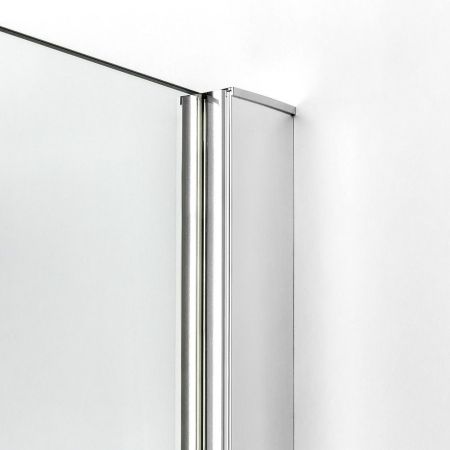 Душевое ограждение NEW TRENDY NEW RENOMA L 120x90x195 D-0117A/D-0084B (хром), артикул D-0117A/D-0084B