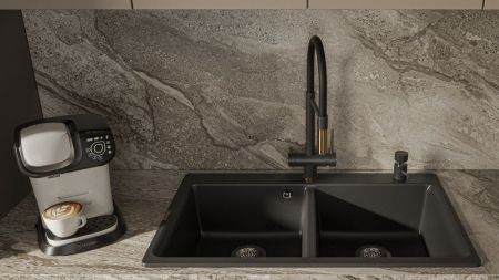 Rivelato  Дозатор большой 2410100 anthracite арт., артикул RD-1000 anthracite