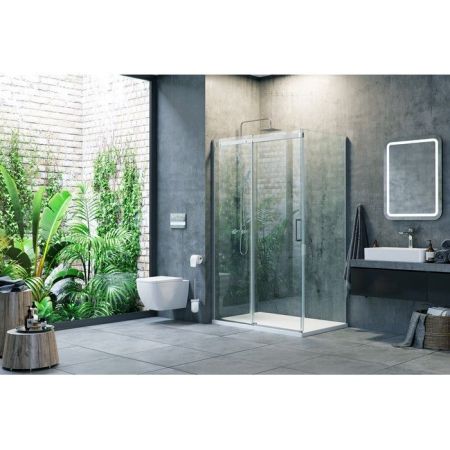 Боковая стенка EXCELLENT Rols 90 см (хром), артикул KAEX.2606.900.LP