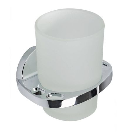 Держатель для стакана и зубных щеток Savol S-007050, хром, артикул S-007050