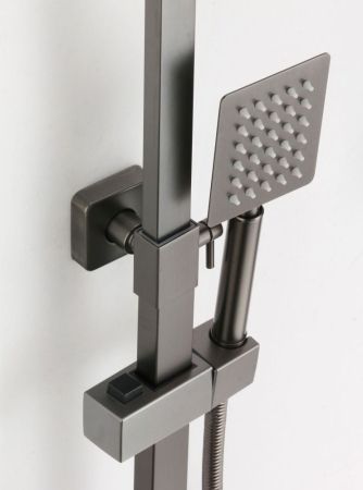 Душевая система Fmark FS8145Q, графит, артикул FS8145Q