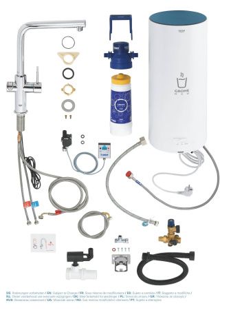 Смеситель для кухни GROHE Red Duo, бойлер L-size, хром, (30325001) Смеситель для кухни GROHE Red Duo, бойлер L-size, хром, (30325001)