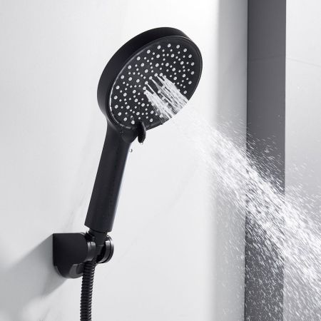 Смеситель для ванны Shevanik S4322H, черный