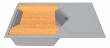 Кухонная мойка KitKraken Sea Grey 85 Серая