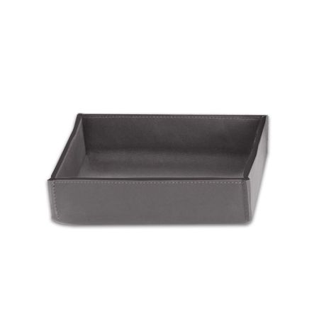Лоток, Decor Walther, Nappa TAB S, ширина, мм-170, глубина, мм-170, высота, мм-45, материал-натуральная кожа, цвет-дымчато-серый