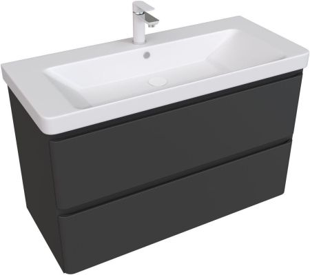 Тумба под раковину Aquanet Эмбер 105 черный матовый, артикул 00330470