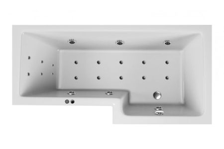 Ванна акриловая правосторонняя Vayer Options Гл000023295, 165x85, артикул Гл000023295