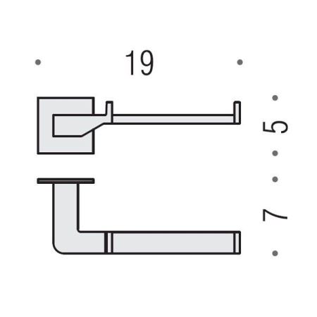 Colombo Forever Держатель туалетной бумаги, цвет: хром, артикул B2908.CR