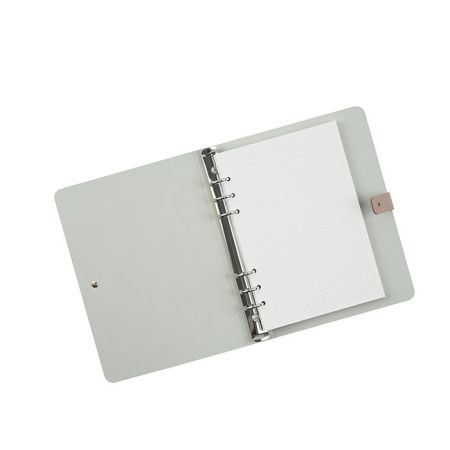 ADJ Блокнот А5, 16,5x25 см., цвет: пепельная роза/устричный, артикул 1625.07/02