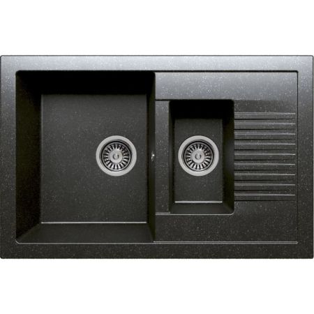 Кухонная мойка Polygran F-21 №16 77 Черная