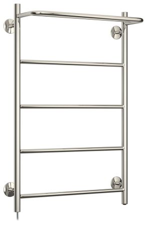 Электрический полотенцесушитель СТИЛЬЕ "Формат 30 Л" 800х500 (Полка + 4) П16 (Без покрытия)
