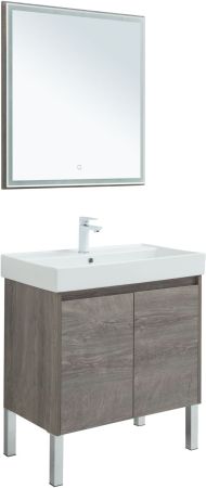 Мебель для ванной Aquanet Nova Lite 75 дуб рошелье (2 дверцы), артикул 00302536