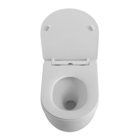 SENSO-TOR Чаша унитаза подвесного безободкового, смыв TORNADO BB017CH-TOR, артикул BB017CH-TOR