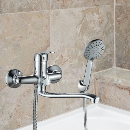 Смеситель для ванны WesnaArt OCEAN OCE12-321, хром, артикул OCE12-321